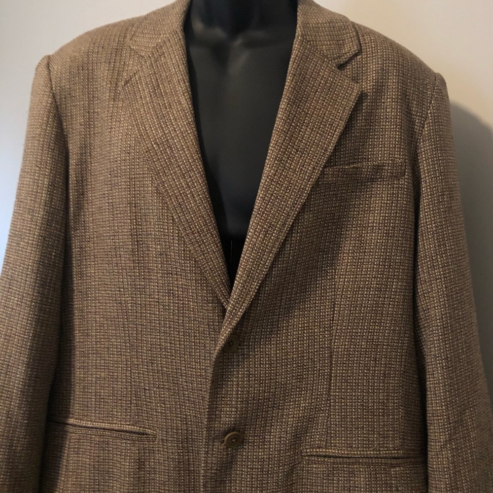 Tan tweed sport coat 42R